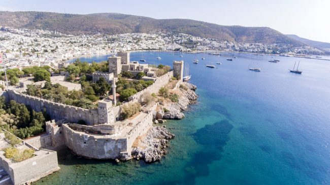 The view of Bodrum Castle