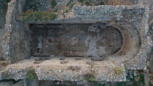 A 164 square meter Heracles mosaic found in Alanya, Turkey.