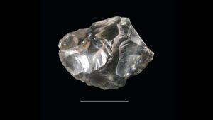 rock crystals are found in an English Stone Age sites