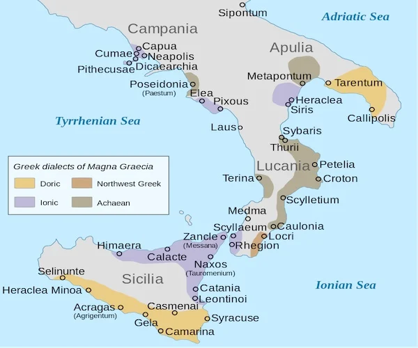 Ancient Greek colonies in southern Italy