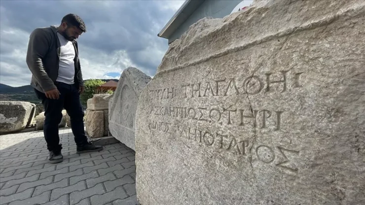 1800-year-old inscription pointing to the existence of 'Asclepius' found in Hadrianaupolis