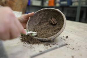 Terracotta bowl was found during the Yassıtepe excavations.