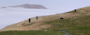 The mountain range of Masouleh, where the Herders' Camp was discovered.