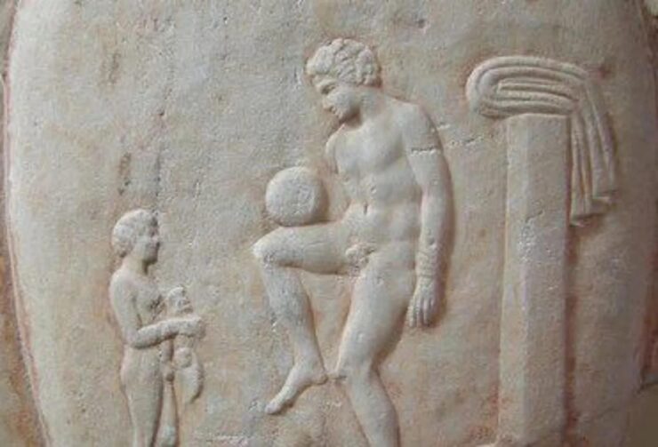 Ancient artifact shows ancient Greece was football's original home