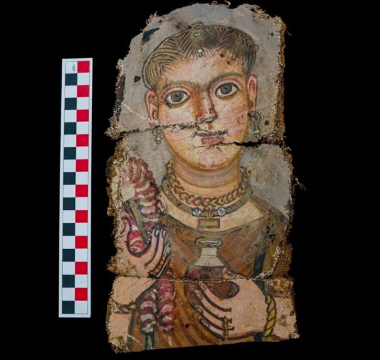 Archaeologists uncovered full-color pictures of Egyptian mummies in ancient Philadelphia.