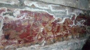 Mexican indigenous peoples' 800 year old tombs are decorated with colorful murals