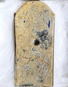 Mirror and sword discovered in a 4th-century Japanese tomb.