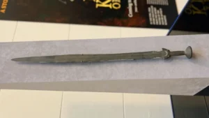 Museum identifies replica sword as actually 3,000 years old.