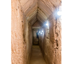 A geometric wonder tunnel unearthed while searching for Cleopatra's tomb.