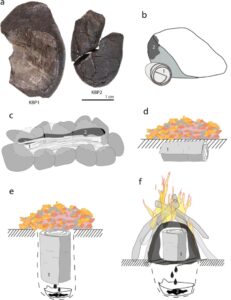 Neanderthals produced synthetic material through underground distillation.