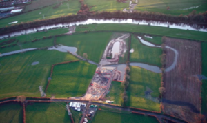 Ancient riverbed at Stainton West, with evidence of human activity and a British festival.