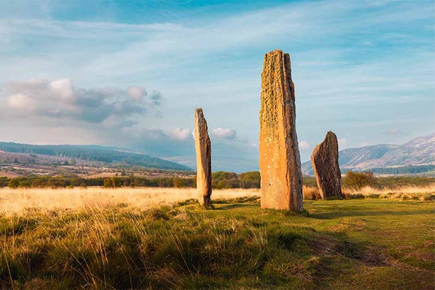 A huge Neolithic monument discovered on Scotland's Isle of Arran.