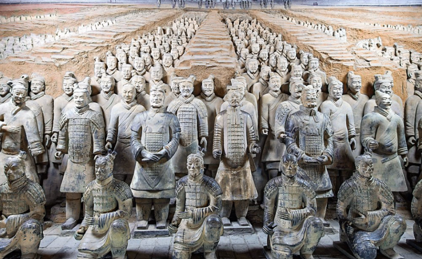 China's First Emperor Qin Shi Huang is so feared that he cannot be exhumed.