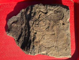 Early Medieval 'Govan Warrior' stone.