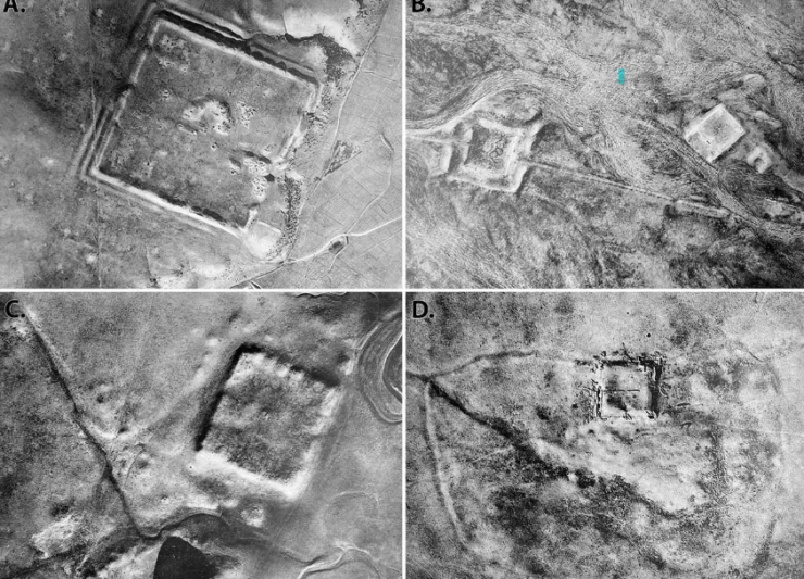 Lost roman forts discovered in the Middle East.