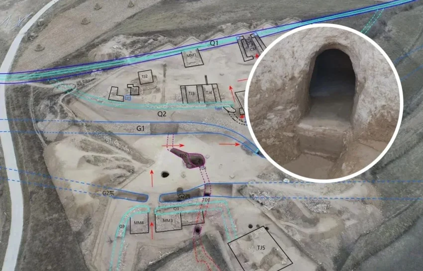 Network of ancient tunnels found at Houchengzui.