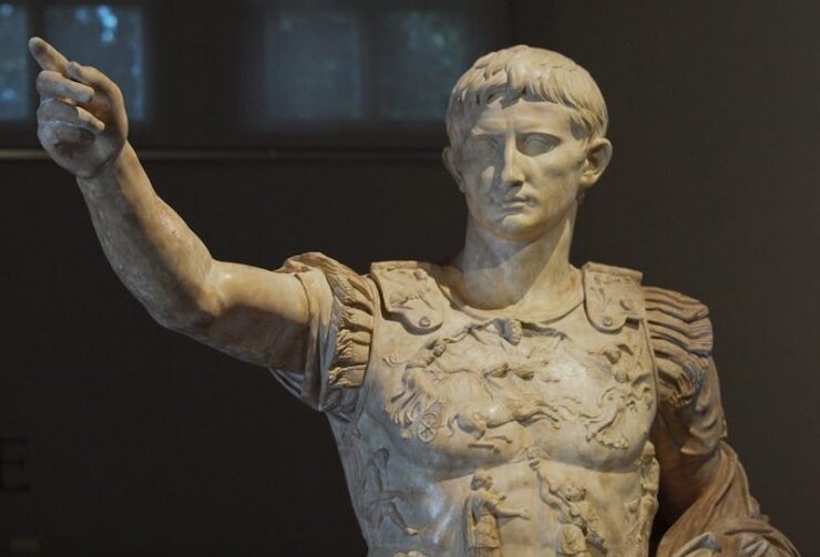 Rome's first emperor Augustus.